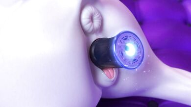 Glowing Anus Explosion: Internal Dildo Bliss [Intimate Details]