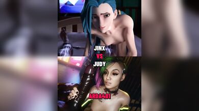 Judy vs. Jinx: A Wet and Intense PMV Experience that Will Make You Cum like a Hurricane!