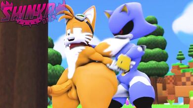 Tails getting pounded by Metal Sonic