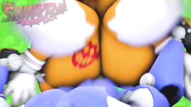 Tails getting pounded by Metal Sonic