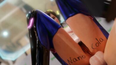 D.VA's Tight Anus Gets Stretched and Pounded by Idol Waifu