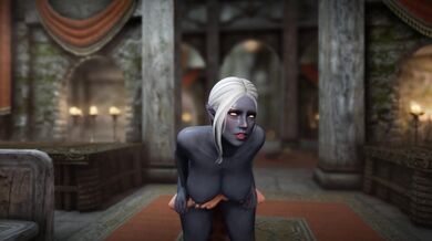 The Dunmer Witch's Forbidden Pleasure: A Skyrim PMV-Inspired Hentai Adventure