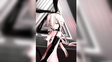 Shimakaze Goes Wild with EVERGLOW in MMD Porn Video