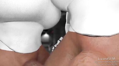 4-Way Cannon Blast! Lizards SFM Gangbang