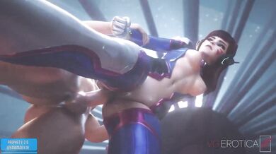 Overwatch Hentai: Prophet's Vibrating 2.0 Cock Takes On Multiplayer Mayhem!