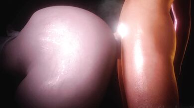 Tiny Titan Fucks Armored Warrior in '2B x Knight Remake'