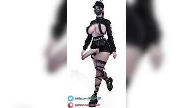 Claire Redfield's Futanari Transformation (Resident Evil)