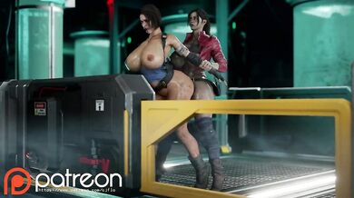Claire's Diagnosis with the Deadly D-Virus Causes Her to Pound Jill [Cjflo] into Oblivion