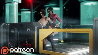 Claire's Diagnosis with the Deadly D-Virus Causes Her to Pound Jill [Cjflo] into Oblivion