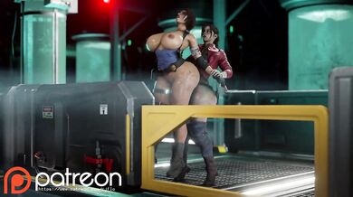 Claire's Diagnosis with the Deadly D-Virus Causes Her to Pound Jill [Cjflo] into Oblivion