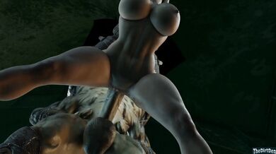 Goros' Colossal Cock Demolishes Wonder Woman's Virgin Vagina [TheDirtDen]