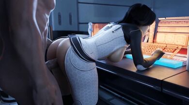 Geth Invasion of Miranda Lawson's Asset: Mass Effect Doggy Style