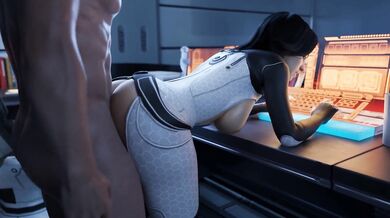 Geth Invasion of Miranda Lawson's Asset: Mass Effect Doggy Style