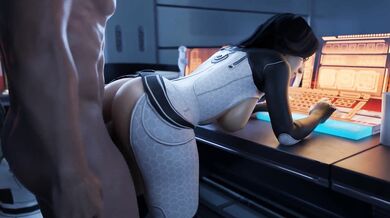 Geth Invasion of Miranda Lawson's Asset: Mass Effect Doggy Style
