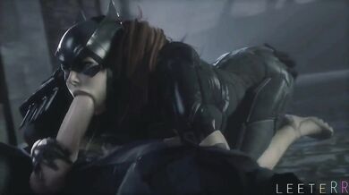Batgirl Blowjob Bonanza with the Dark Knight - Leeterr