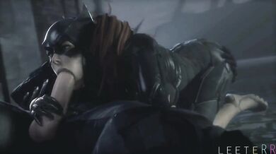 Batgirl Blowjob Bonanza with the Dark Knight - Leeterr
