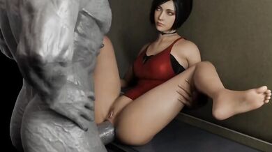 Ada Wong's Tight Ass Pounded Hard in Anal Sex