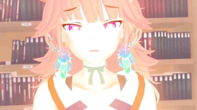 Kiara's NTR Fantasy: Futa Futuristic Live Show with Hololive EN