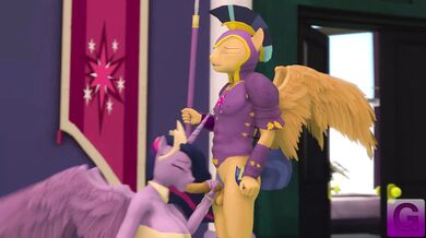 Twilight Sparkle's Anal Creampie Adventure with Flash Sentry