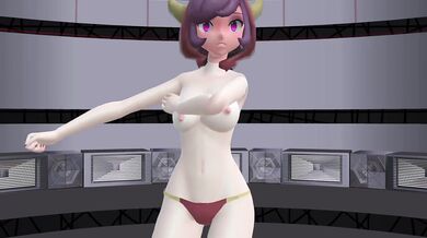 Pokemon Hottie Courtney Strips Down in MMD Animated Porn Video