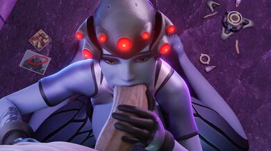 Widowmaker's Deep Throat Orgy in the Night Club