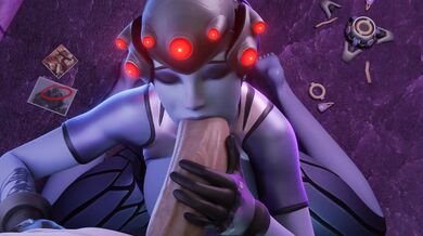 Widowmaker's Deep Throat Orgy in the Night Club