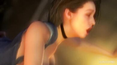Jill Valentine's Wet and Messy Hunting Grounds