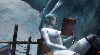 [4K] Naughty blue elf slut [Part 1]