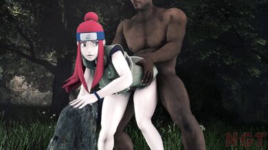 The Passionate Threesome of Naruto, Kushina, and Raikage