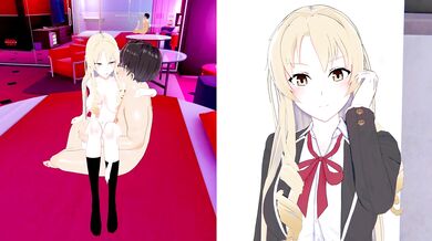 Sexy Teens with Big Tits and Small Shorts: Suzune, Horikita, Hiizawa, and Miura