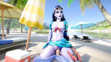 Widowmaker's Beach Fun with Ellowas
