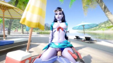 Widowmaker's Beach Fun with Ellowas