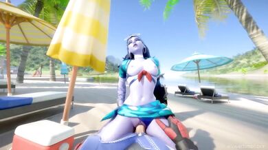 Widowmaker's Beach Fun with Ellowas
