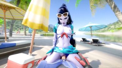 Widowmaker's Beach Fun with Ellowas