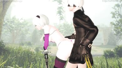 Ex-Girlfriend's Revengeful Punishment: The Forced 2B Training Session
