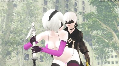 Ex-Girlfriend's Revengeful Punishment: The Forced 2B Training Session