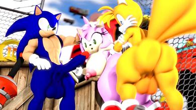 Savage Sonic and Tails Rescue Amy from the Shattered Shores