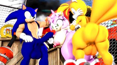 Savage Sonic and Tails Rescue Amy from the Shattered Shores