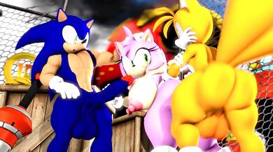 Savage Sonic and Tails Rescue Amy from the Shattered Shores