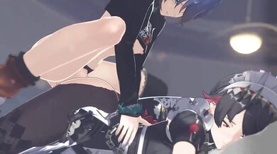 Beautiful Belle and Sexy Ellen Get Their Freak on in ZZZ Rouge Nine [Explicit]