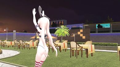 Dyed with Your Cum - Shimakaze Fucks Hard in MMD Porn [R18]