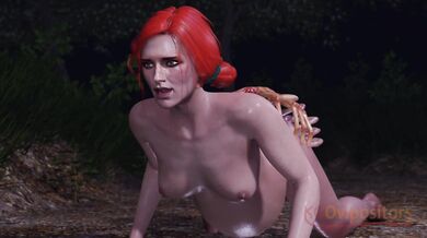 - Triss' Slutty Invasion by Huge Cocks