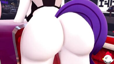 Pinkie Pie & Rainbow Dash Licking Each Other's Ass