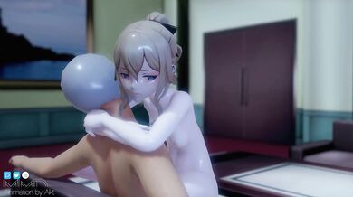 Cum Guzzling Cutie Gets Banged During Lunch Break