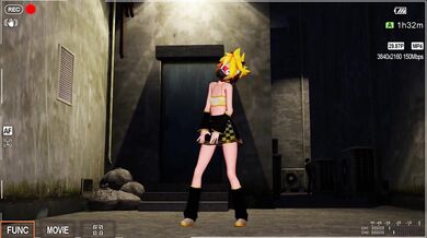[MMD] Len's Midnight Transformation into a Sexy Femboy Cam Stripper