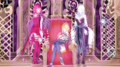 Artoria, Morgan and Tristan get fucked by their Master in FGO