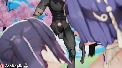 Mona and Candace Get Fucked by Hilichurl in Part II of This Steamy Hentai Porn Video