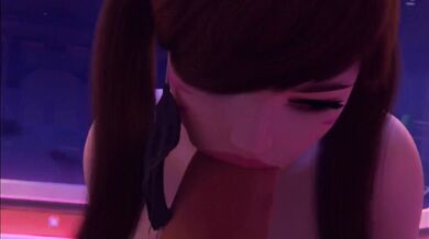D.va's Anal Adventures from a Different Angle