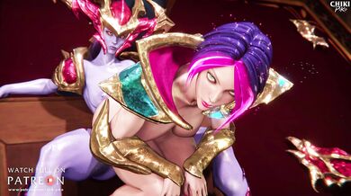 Shyvana's First Futa Fuck with Fiora