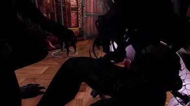Sex Slave Sorceress Spells Out Service for Monstrous Master